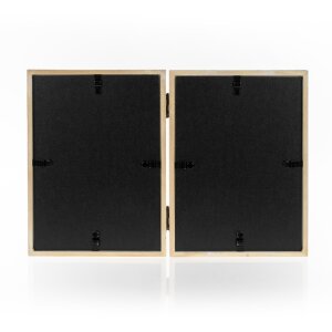 ZEP Cornice doppia in legno Lisse 2 foto 10x15 cm (23x16,3 cm)