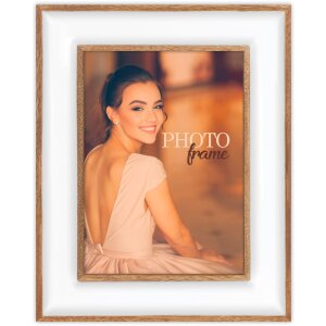 ZEP Portafoto in legno Vienna 13x18 cm bianco
