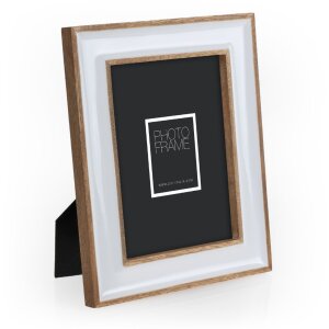 ZEP Portafoto in legno Vienna 13x18 cm bianco