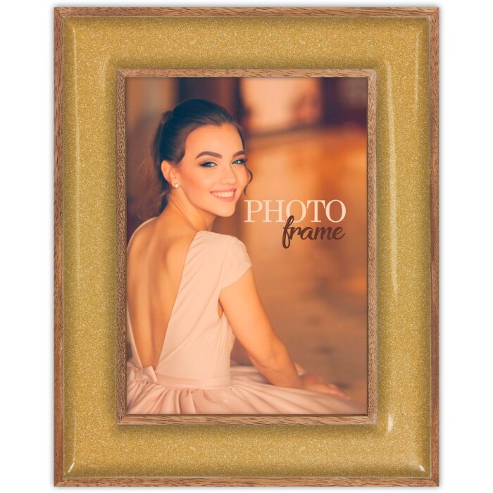 ZEP Portafoto in legno Vienna 13x18 cm oro