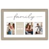 ZEP Cornice di legno Haifa marrone 4 foto 10x15 cm (53x35 cm) Cornice di famiglia