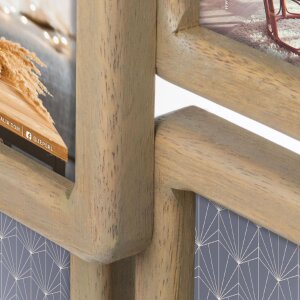 ZEP Cornice in legno Digione marrone 9 foto (56x49 cm)