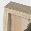 Cornice doppia in legno ZEP Basilea marrone formato verticale 10x15 cm e 13x18 cm