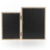 Cornice doppia in legno ZEP Basilea marrone formato verticale 10x15 cm e 13x18 cm