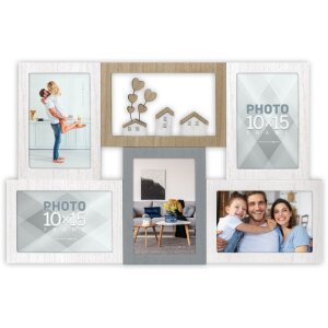 ZEP Cornice in legno Torbole 5 foto 10x15 cm (46,5x29,5 cm)