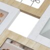 ZEP Cornice da galleria in legno Malcesine marrone 3 foto 10x15 cm (29,5x29,5 cm)
