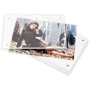 ZEP Cornice magnetica acrilica Clark bianca 15x20 cm
