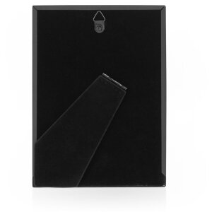 Portafoto in metallo ZEP Alissa nero 15x20 cm con supporto