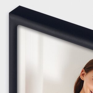 Portafoto in metallo ZEP Alissa nero 15x20 cm con supporto