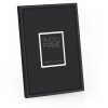 Portafoto in metallo ZEP Alissa nero 15x20 cm con supporto