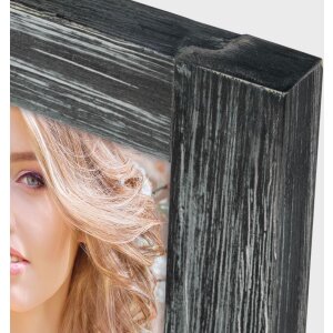 ZEP Cornice in legno Parma nero 10x15 cm