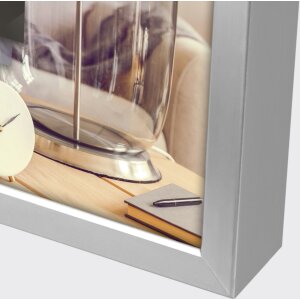 ZEP Cornice in alluminio John 15x20 cm argento