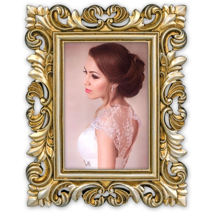 ZEP Cornice barocca Piriac Gold 10x15 cm design elegante per esposizione da tavolo
