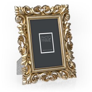ZEP Cornice barocca Piriac Gold 15x20 cm con supporto Resina sintetica