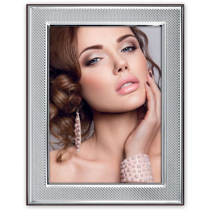 ZEP Cornice lucida Teramo 10x15 cm argento