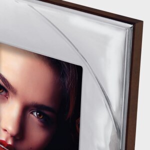 ZEP Cornice per ritratto in metallo Chieti 20x25 cm argento lucido