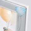 ZEP Portafoto bambino in metallo Ivan blu 10x15 cm argento lucido