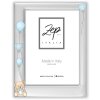 ZEP Portafoto bambino in metallo Ivan blu 10x15 cm argento lucido