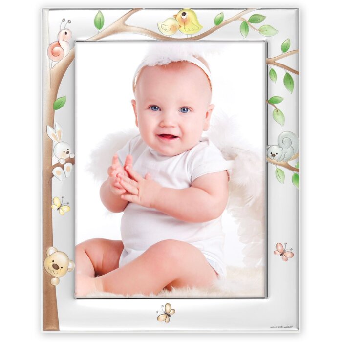 ZEP Cornice per bambini Adamo 10x15 cm argento lucido