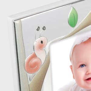 ZEP Cornice per bambini Adamo 10x15 cm argento lucido