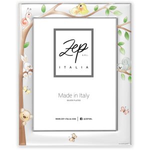 ZEP Cornice per bambini Adamo 10x15 cm argento lucido