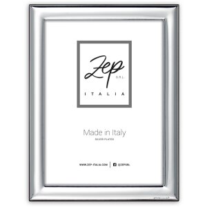ZEP Cornice per ritratto in metallo Sondrio 10x15 cm argento lucido