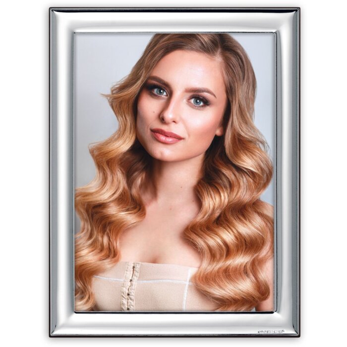ZEP Cornice per ritratto in metallo Sondrio 13x18 cm argento lucido