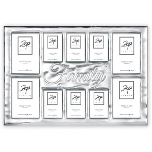 ZEP Cornice per famiglia Legacy 10 foto argento lucido (47x33 cm)