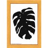 Walther Cornice di legno Liv Monstera 10x15 cm natura