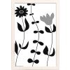 Walther Cornice in legno Liv Monstera 20x30 cm bianco