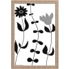 Walther Cornice in legno Liv Monstera 20x30 cm Grigio