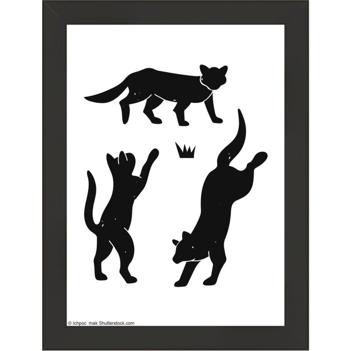 Walther Cornice in legno Liv Monstera 13x18 cm nero