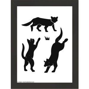 Walther Cornice in legno Liv Monstera 13x18 cm nero