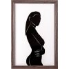 Walther Cornice in legno Ilo 20x30 cm vetro acrilico marrone scuro