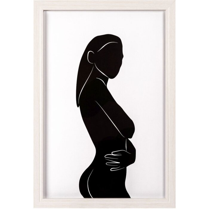 Walther Cornice in legno Ilo 20x30 cm vetro acrilico bianco