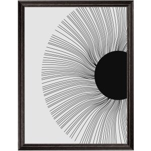 Walther Cornice in legno Ilo 30x40 cm vetro acrilico nero