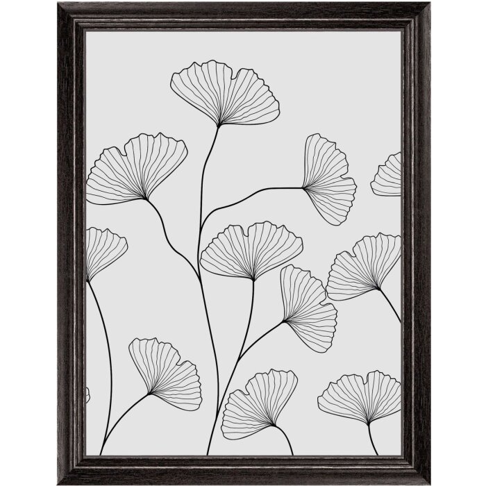 Walther Cornice in legno Ilo 15x20 cm vetro acrilico nero