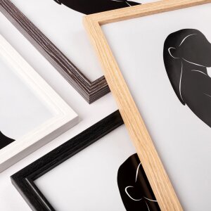 Walther Cornice in legno Ilo 15x20 cm vetro acrilico marrone scuro