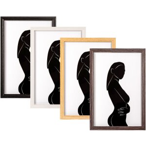 Walther Cornice in legno Ilo 15x20 cm vetro acrilico marrone scuro