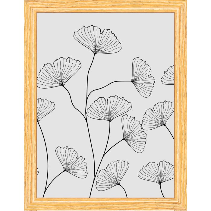 Walther Cornice in legno Ilo 15x20 cm vetro acrilico marrone chiaro