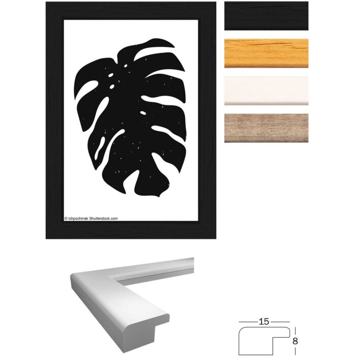 Telaio in legno Walther Liv Monstera da 10x15 cm a 30x40 cm