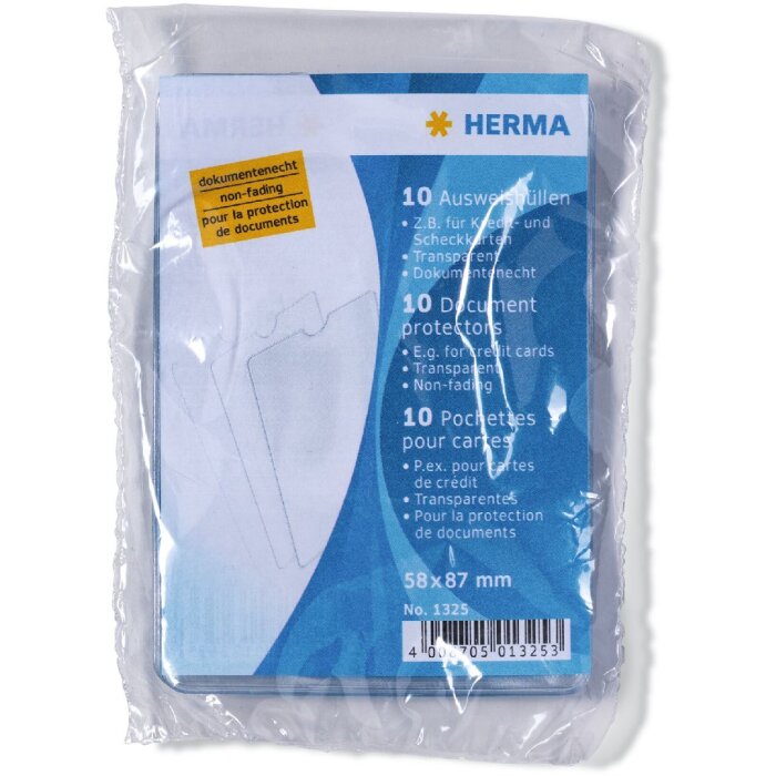 HERMA 1325 Porta carte didentità 58x87 mm Carta di credito assegno