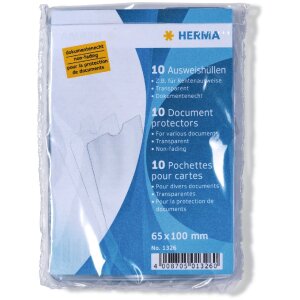 HERMA 1326 Buste per carte didentità 65x100 mm...