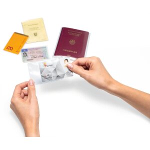 HERMA 5018 Buste per carte didentità 85x125 mm per molti documenti