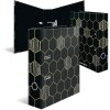 HERMA 7016 Cartella Motif 70 mm A4 Esagono nero oro