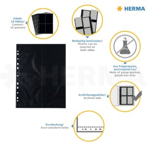 HERMA 7711 Fotophan maniche per foto 10x15 cm altezza...