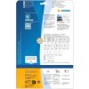 HERMA 10700 etichette carta riciclata A4 25,4x10mm bianco permanente