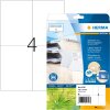 HERMA 10706 Etichette carta riciclata A4 105x148 mm bianco permanente