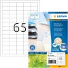 HERMA 10725 Etichette in carta riciclata A4 38,1x21,2 mm bianco adesivo permanente