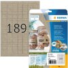 HERMA 10750 Etichette in carta Silphie A4 25,4x10 mm marrone naturale adesivo permanente